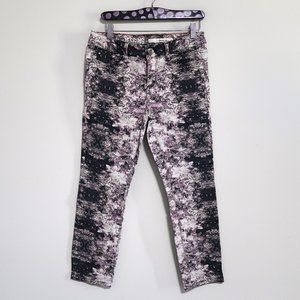 DKNY Crystal Print Multi Colored Jeggings 6